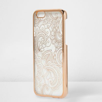 Rose gold metallic iPhone 6 case